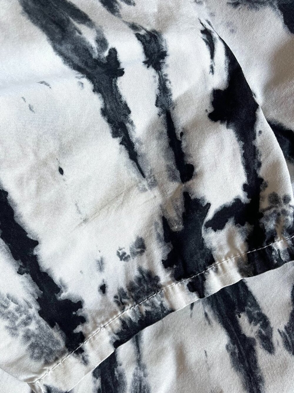Dickies Short Sleeve Coverall in White Black Tie Dye Size L - Picture 10 of 13